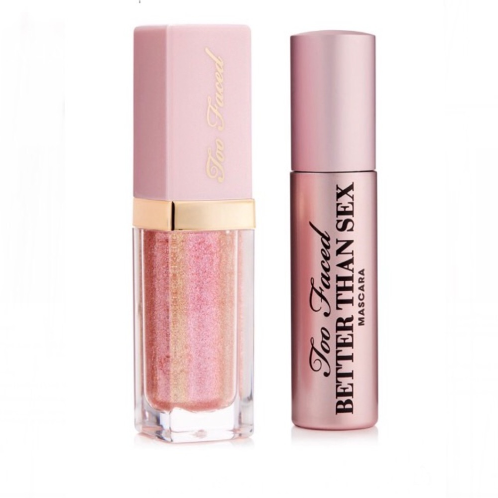 Too faced Lipgloss 👄 & Mascara set 👁